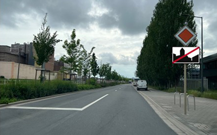 Verboden te parkeren buiten de bebouwde kom